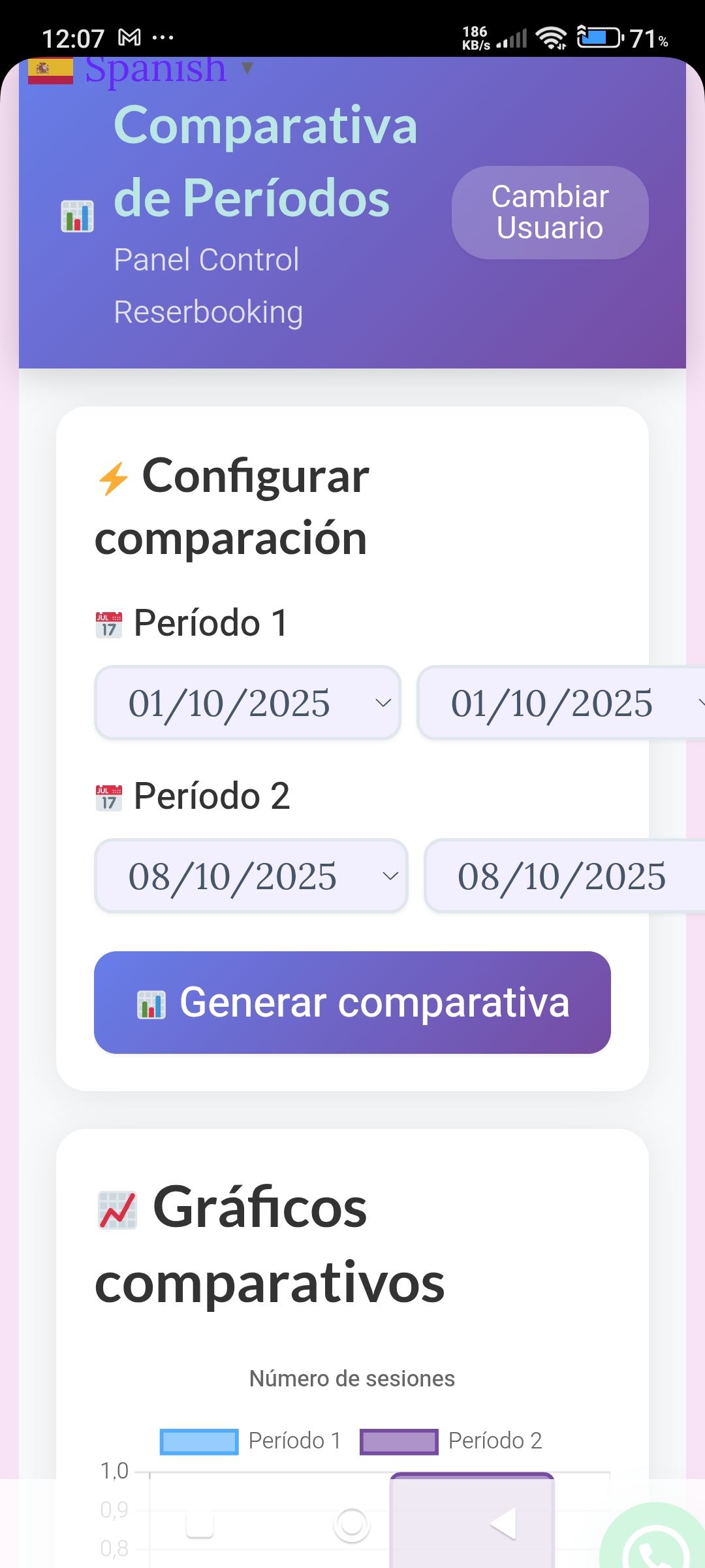 App móvil reserbooking 4